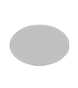 Firmenschild oval (oval konturgefräst), einseitig 4/0-farbig bedruckt